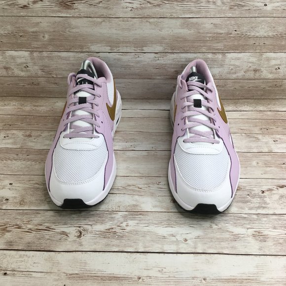 Nike Air Max Excee White Gold Iced Lilac Sneaker Lifestyle Comfort Walking Shoe - Picture 6 of 8